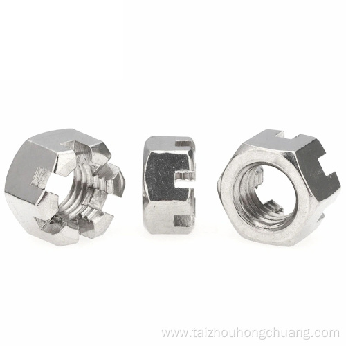 Stainless Steel Hex Slotted Castle Nuts